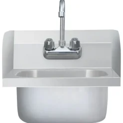 Wasbak met kraan commercieel roestvrij staal><noscript><img width=
