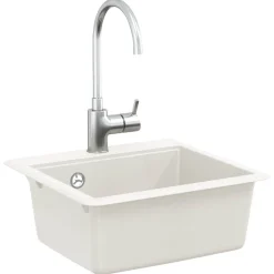 Wasbak 470 x 440 mm Graniet>vidaXL Hot