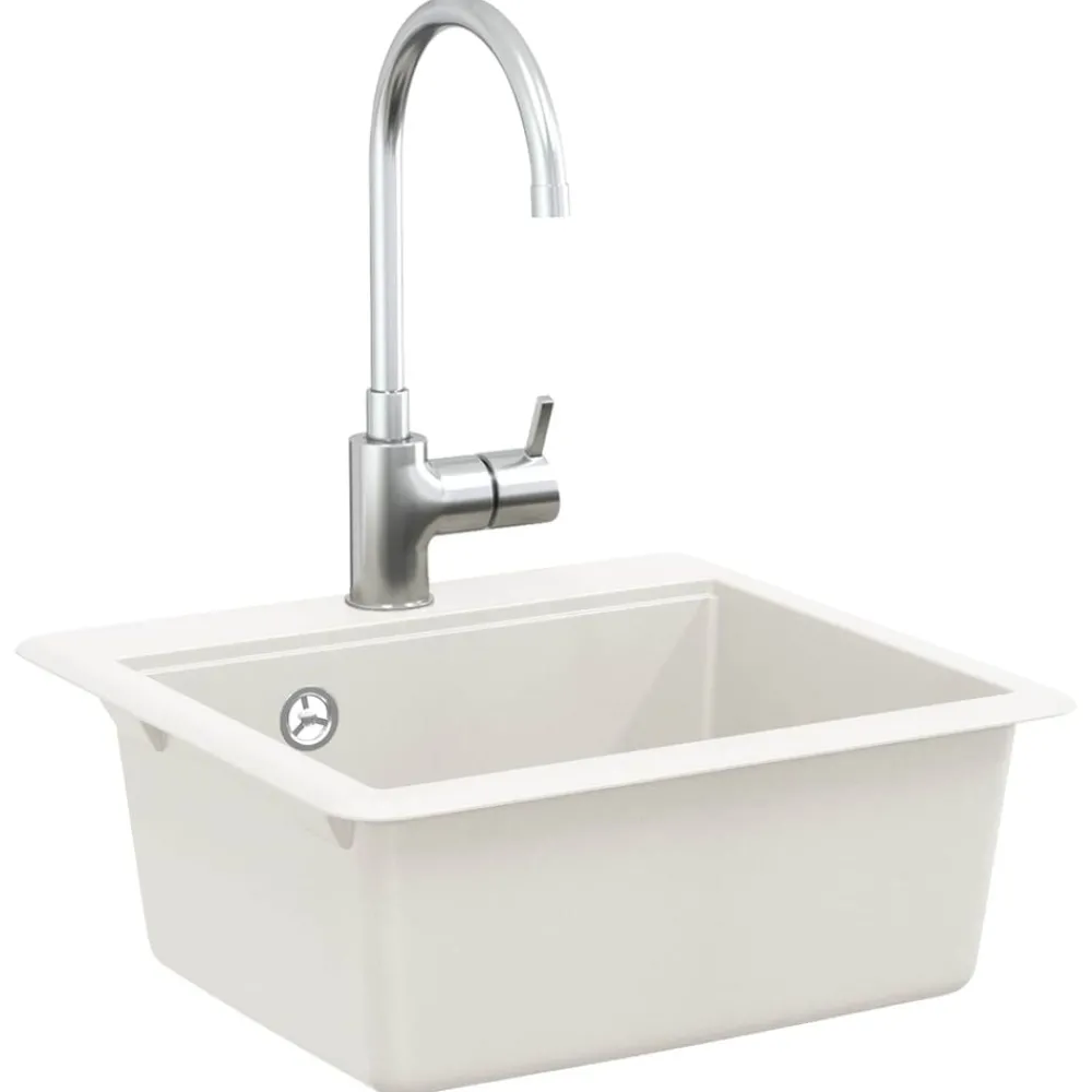 Wasbak 470 x 440 mm Graniet>vidaXL Hot