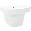 Wasbak Wit 50 x 45 x 41 cm Geglazuurd Keramiek>vidaXL