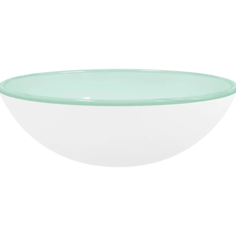 Sanitair & Loodgietersbenodigdheden*vidaXL Wasbak 42x14 cm gehard glas Wit
