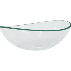 Wasbak 54,5x35x15,5 cm gehard glas transparant>vidaXL New