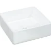 Sanitair & Loodgietersbenodigdheden*vidaXL Wasbak 37x37x13 cm vierkant keramiek wit
