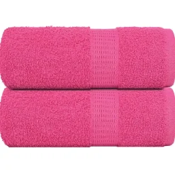 Linnengoed*vidaXL Washandjes FROGN 2 st 30x30 cm 360 g/m² Roze