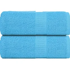 Linnengoed*vidaXL Washandjes FROGN 2 st 30x30 cm 360 g/m² Turquoise