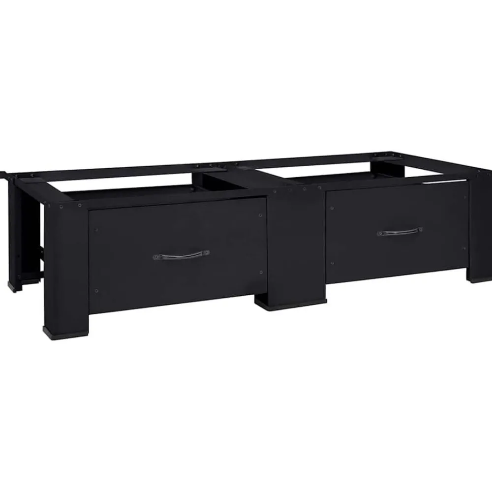 Wasmachine Pedestal 2 pcs 127 x 54,5 x 32,5 cm Staal>vidaXL New