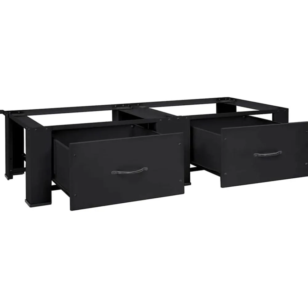 Wasmachine Pedestal 2 pcs 127 x 54,5 x 32,5 cm Staal>vidaXL New
