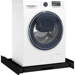 Huishoudaccessoires*vidaXL Wasmachine Tussenplank Zwart 60 x 60 x 8 cm Staal