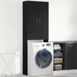 Wasmachinekast 64x25,5x190 cm kleur>vidaXL Clearance