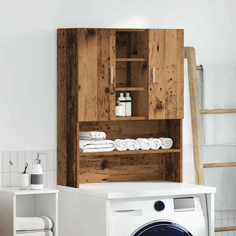 Wasmachinekast 70,5x25,5x90 cm kleurig>vidaXL Outlet