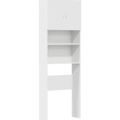 Wasmachinekast 64x24x190 cm bewerkt hout>vidaXL Online