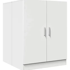 Huishoudaccessoires*vidaXL Wasmachinekast 71x71,5x91,5 cm Wit