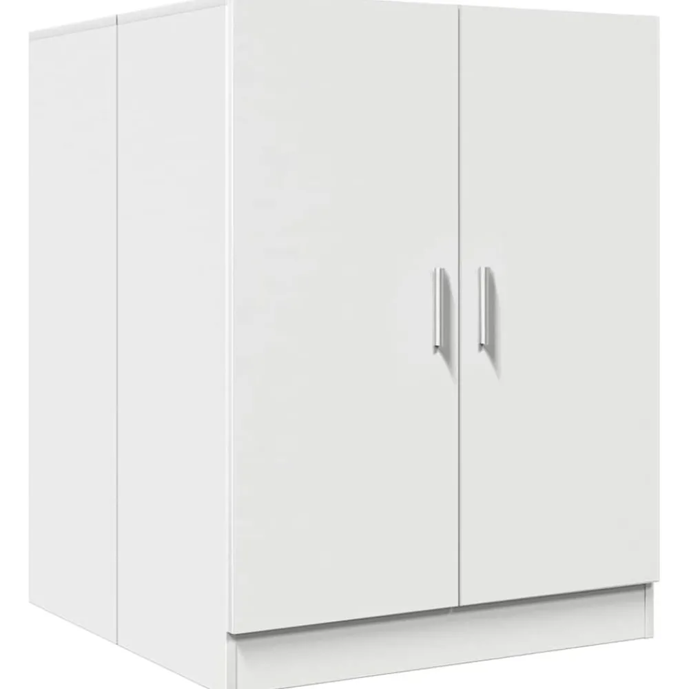Huishoudaccessoires*vidaXL Wasmachinekast 71x71,5x91,5 cm Wit