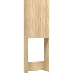 Wasmachinekast 64x25,5x190 cm kleurig>vidaXL Best