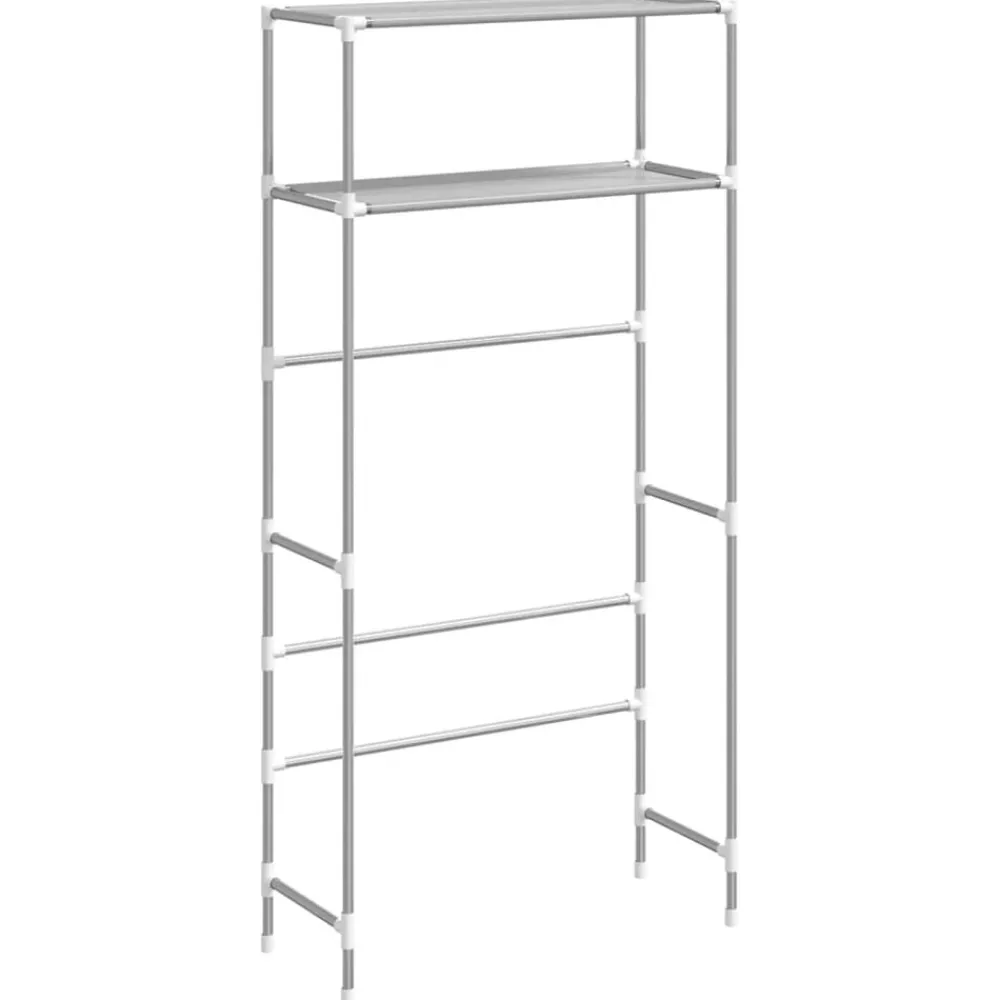 Wasmachinerek 2-laags 69x28x143 cm ijzer>vidaXL Sale