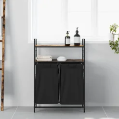 Wasmand 2 vakken met planken kleurig><noscript><img width=