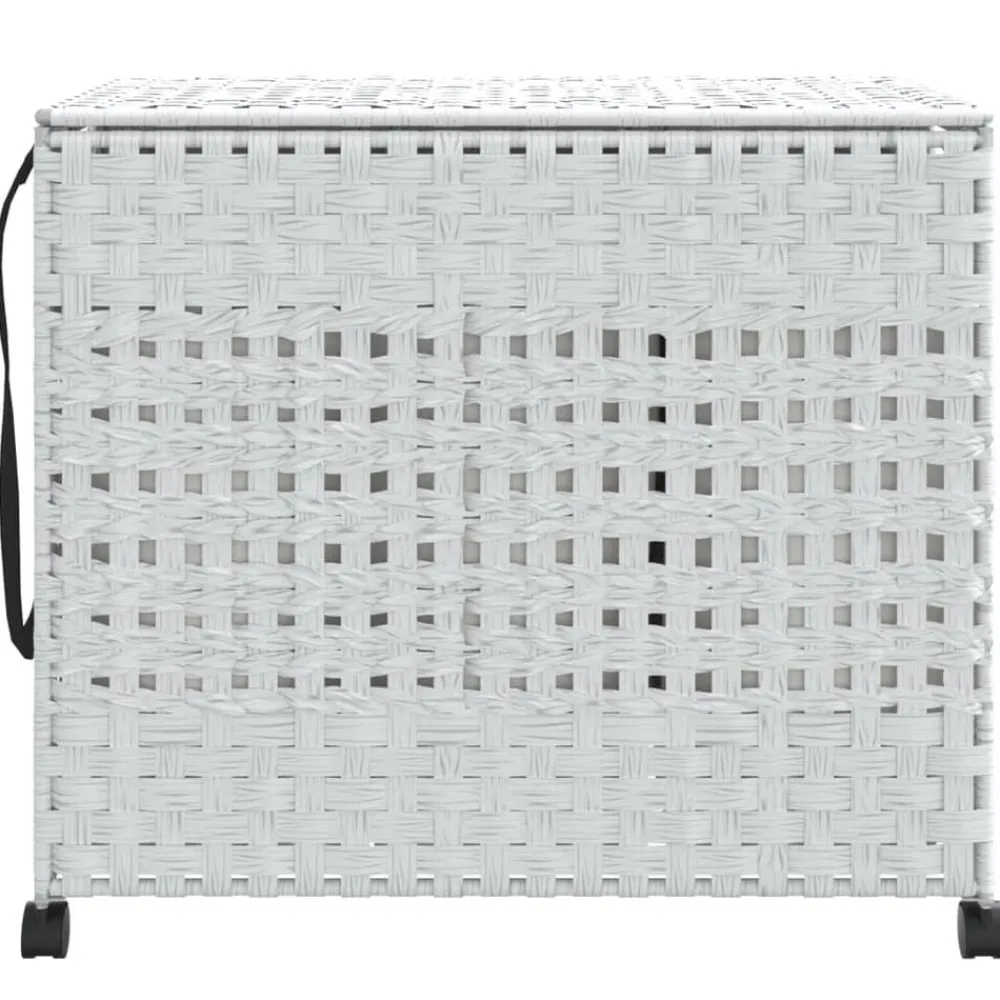 Wasmand op wielen 66x35x60 cm rattan>vidaXL Hot
