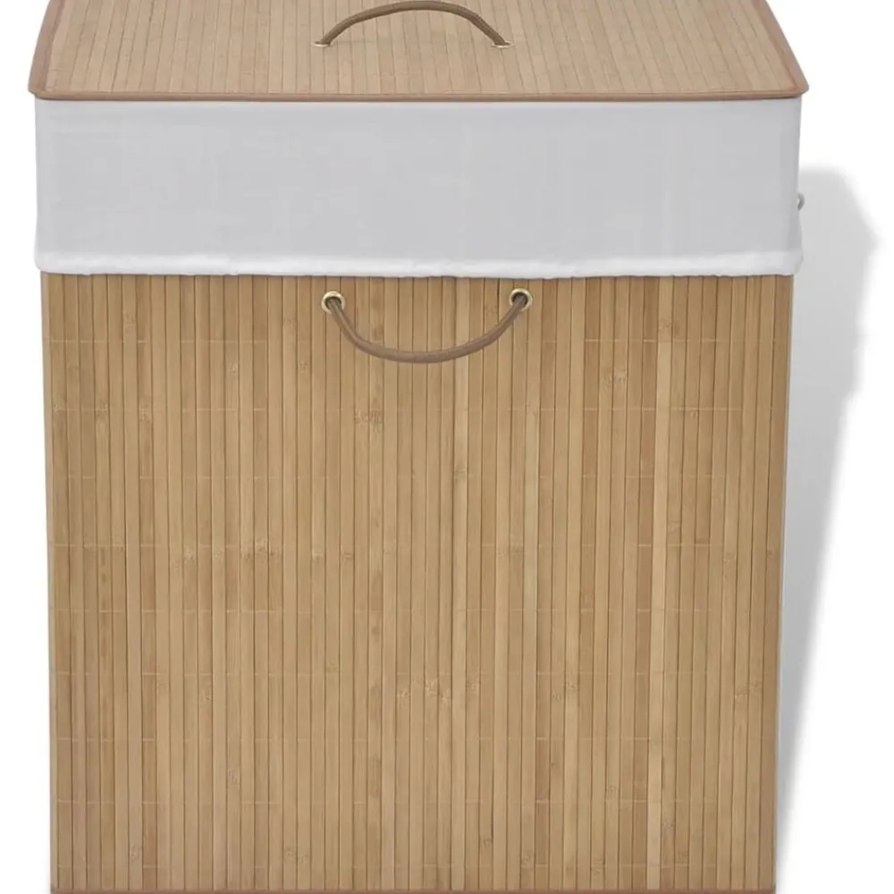 Wasmand rechthoekig bamboe natuurlijk>vidaXL Discount