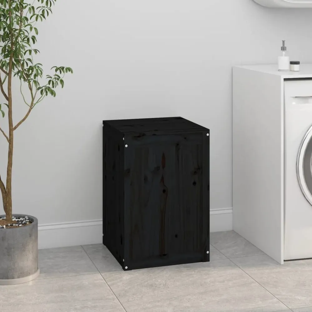 Wasmand 44x44x66 cm massief grenenhout>vidaXL Discount