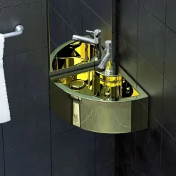 Sanitair & Loodgietersbenodigdheden*vidaXL Wastafel met overloop 45x32x12,5 cm keramiek kleurig Goud