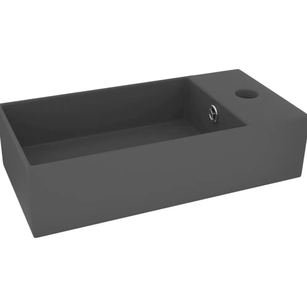 Wastafel met overloop keramiek>vidaXL Online