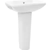 Sanitair & Loodgietersbenodigdheden*vidaXL Wastafel op voet vrijstaand 580x470x200 mm keramiek wit