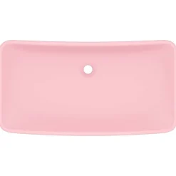 Sanitair & Loodgietersbenodigdheden*vidaXL Wastafel rechthoekig 71x38 cm keramiek matroze