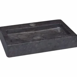 Wastafel wandgemonteerd 38x24x6,5 cm marmer>vidaXL New
