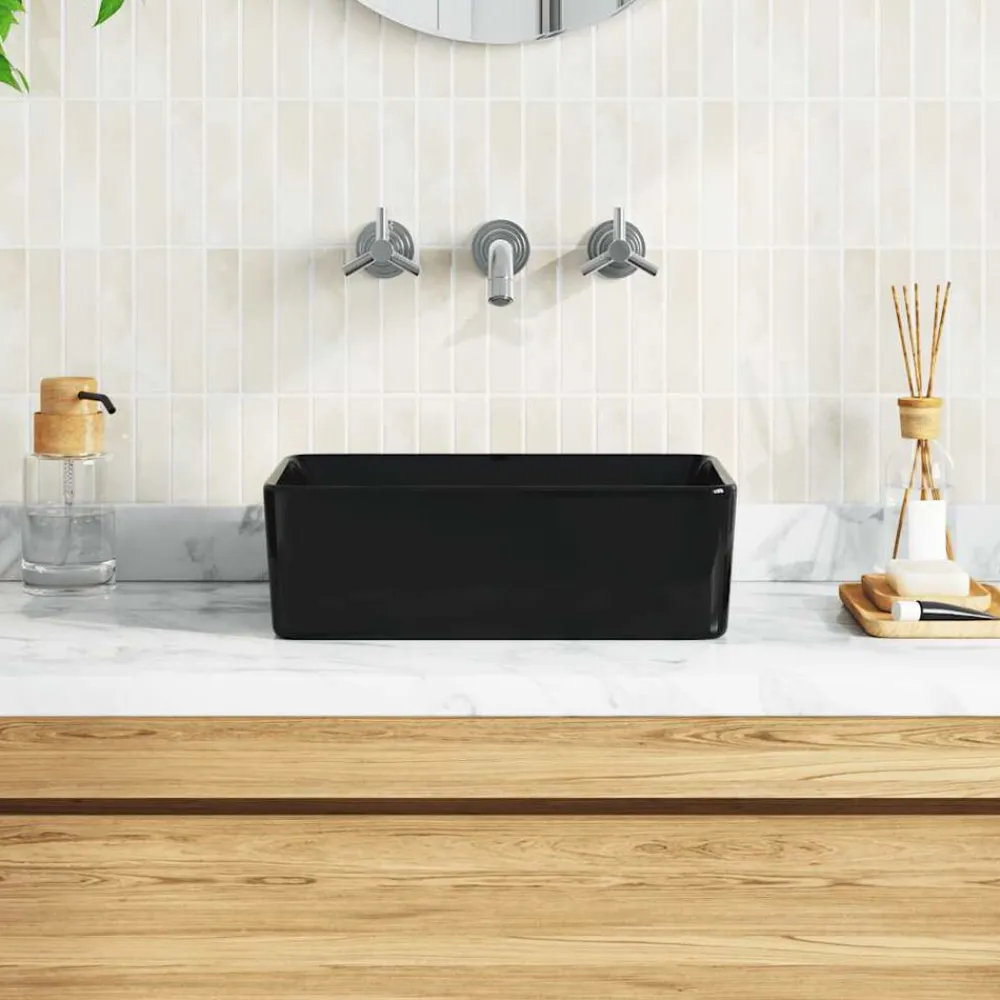 Wastafel 40x30x13 cm keramiek>vidaXL Best
