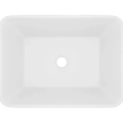 Sanitair & Loodgietersbenodigdheden*vidaXL Wastafel 41x30x12 cm keramiek matwit