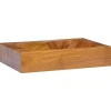 Wastafel 50x35x10 cm massief teakhout>vidaXL Clearance