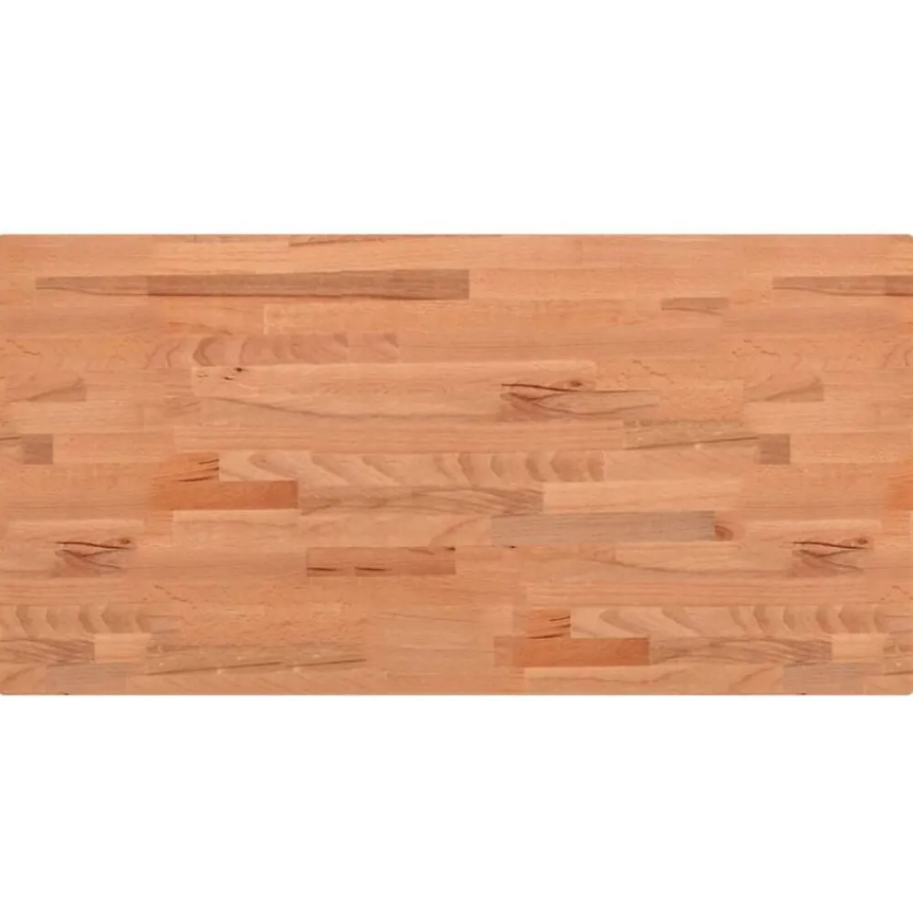 Wastafelblad 80x40x1,5 cm massief beukenhout>vidaXL New