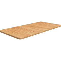 Wastafelblad 80x40x1,5cm behandeld massief hout>vidaXL Clearance