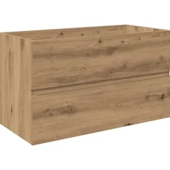 Kasten & Opbergmeubelen*vidaXL Wastafelkast met ingebouwde wasbak en kraan artisanaal eiken artisanaal eikenkleurig