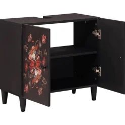 Wastafelkast Multikleur 62 x 33 x 58 cm Massief Mango Hout>vidaXL Clearance