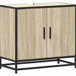 Meubelsets*vidaXL Wastafelkast 65x33x60 cm bewerkt hout Sonoma eiken
