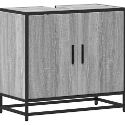 Wastafelkast 65x33x60 cm bewerkt hout eikenkleurig>vidaXL Best