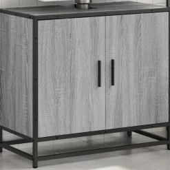 Wastafelkast 65x33x60 cm bewerkt hout eikenkleurig><noscript><img width=