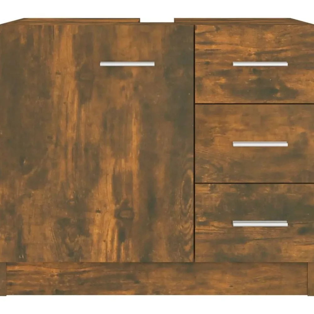 Wastafelkast 63x30x54 cm bewerkt hout kleurig>vidaXL