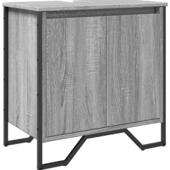 Wastafelkast 60x35x60 cm bewerkt hout eikenkleurig>vidaXL Discount