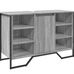 Wastafelkast 91x35x60 cm bewerkt hout eikenkleurig>vidaXL Online
