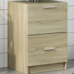 Wastafelkast 40x37x59 cm bewerkt hout kleurig>vidaXL Online