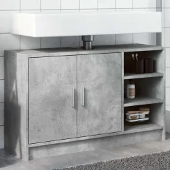 Wastafelkast 90x29x55 cm bewerkt hout>vidaXL Outlet
