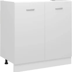 Wastafelonderkast Lyon 80x46x81,5 cm bewerkt hout>vidaXL