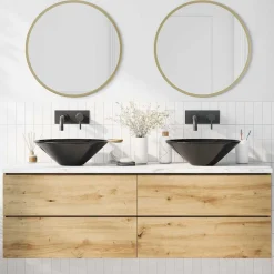 Wastafels 2 st Ø42x14 cm keramiek glanzend><noscript><img width=