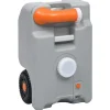 Watertank op wielen 25 L grijs>vidaXL Best