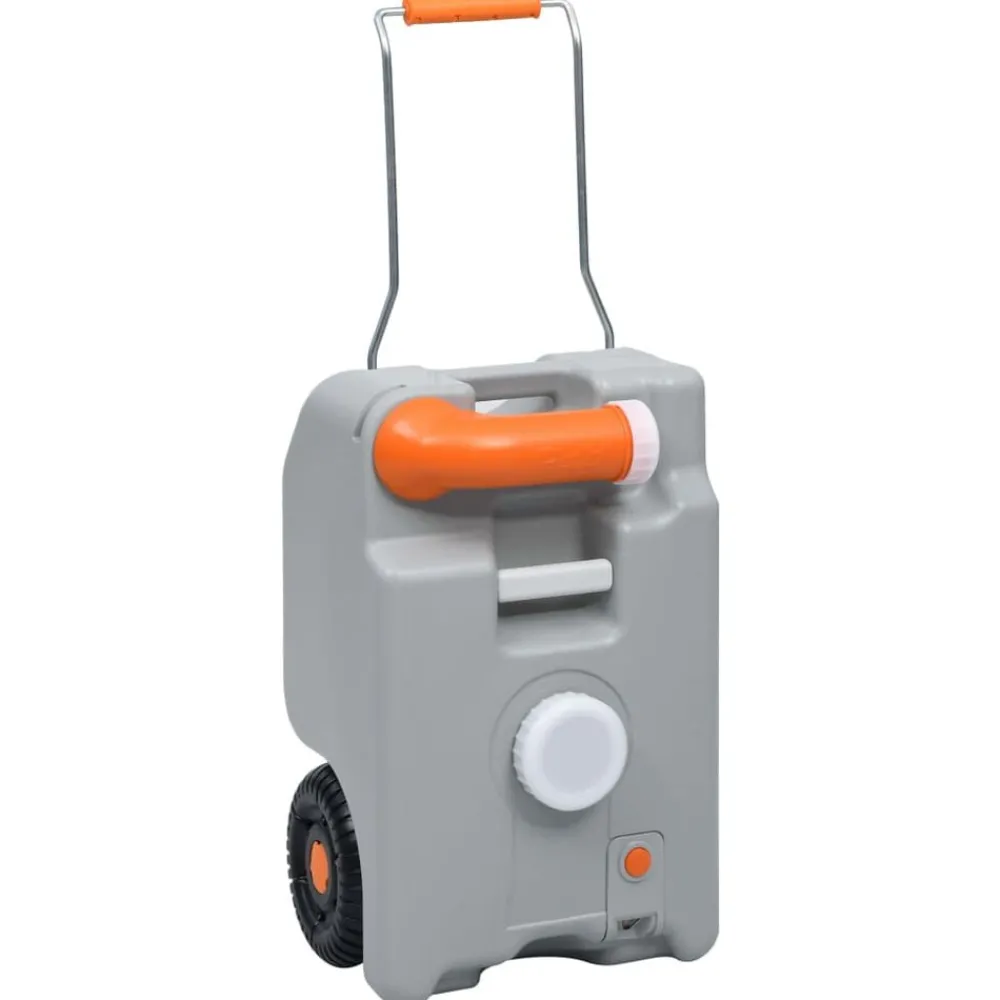 Watertank op wielen 25 L grijs>vidaXL Best