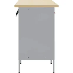 Werk kast met lade 4 pcs en Grijs 200 x 55 x 85 cm><noscript><img width=