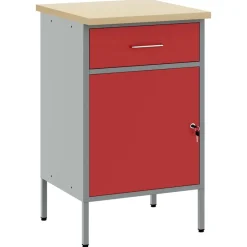 Werkbank en Grijs 50 x 55 x 85 cm Engineered hout en staal>vidaXL New