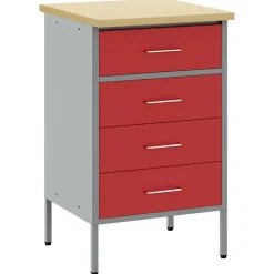Werkbank en Grijs 50 x 55 x 85 cm Engineered hout en staal>vidaXL Sale